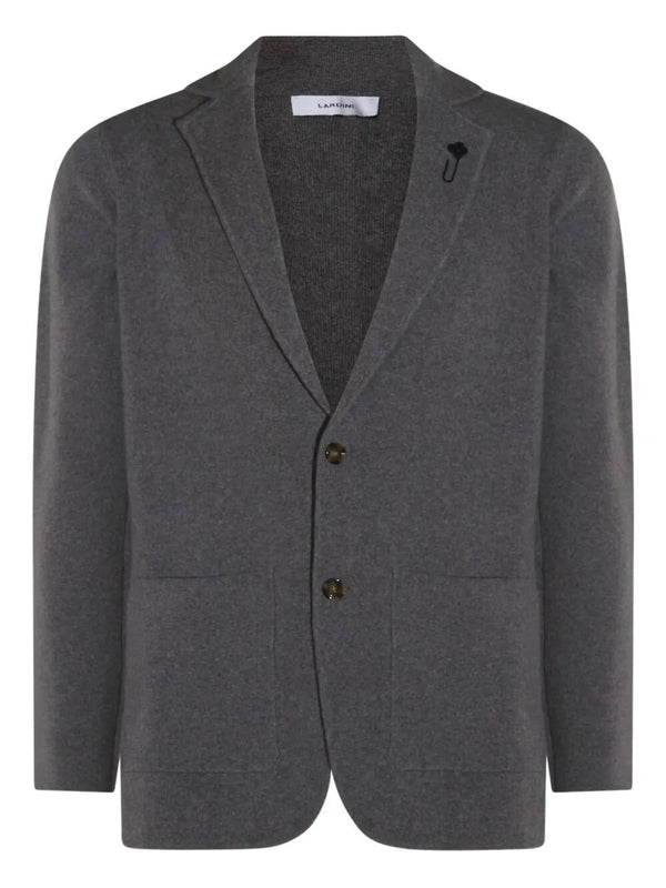 Lardini Gray Tailored Jacket