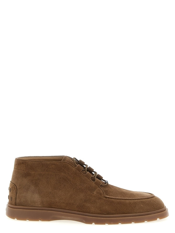 Brown Desert Lace-Up Boots