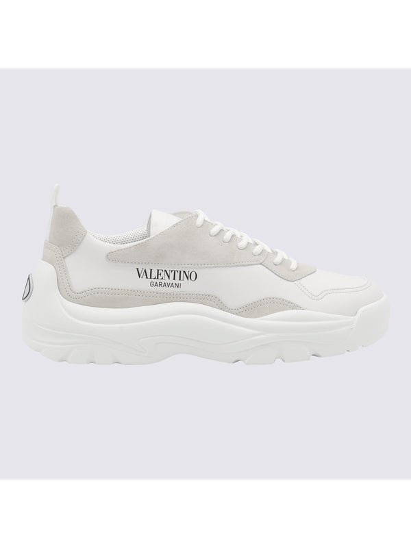 Valentino White Low Top Sneakers