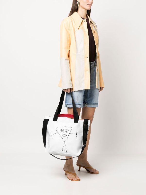 Drawing Printing Canvas Tote Bag