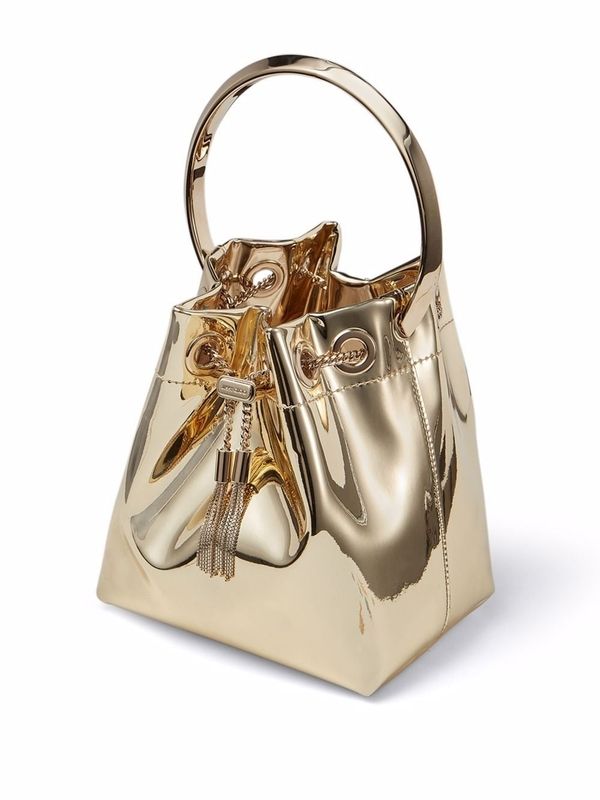 Bonbon Leather Bucket Bag