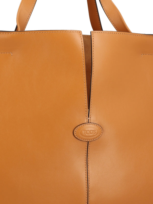 TOD'S - Di Leather Medium Tote Bag - Jente