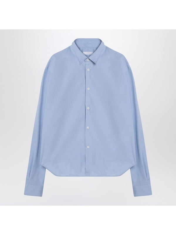 Triangular Logo Cotton Shirt