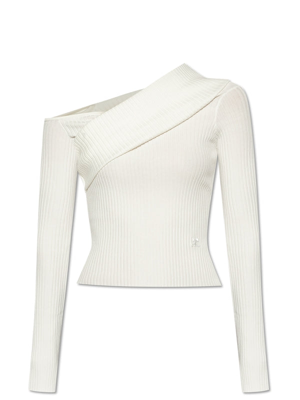 Twist Asymmetric Rib Knit