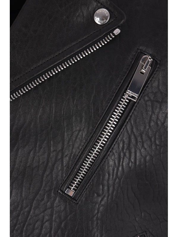 Alexander Mcqueen Black Biker