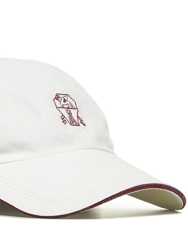 Brunello Cucinelli White Cap