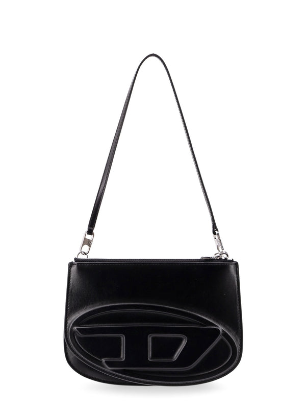 1dr Twin Logo Leather Shoulder Bag