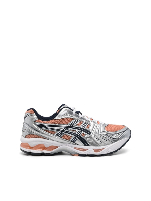Asics Silver Orange Low Top Sneakers