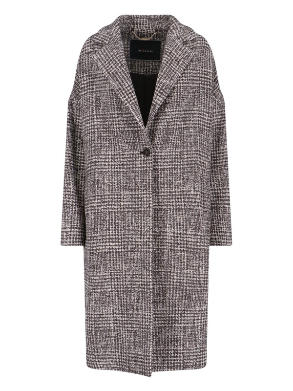 Kiton Checked Coats