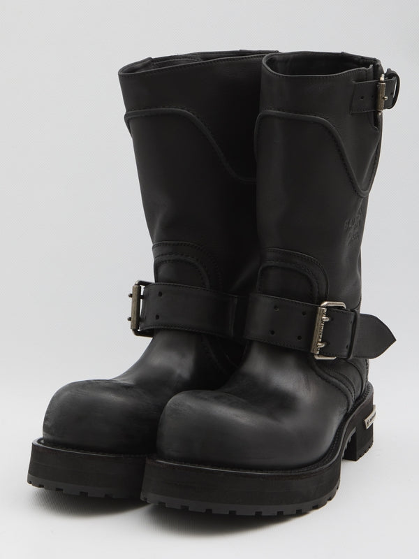 Balenciaga Black Middle Boots