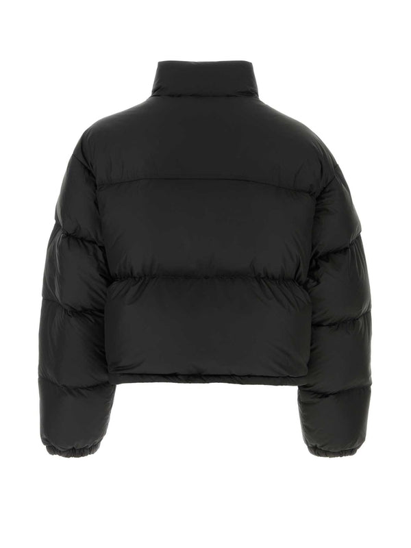 High Neck Nylon Quilted Padded Jacket