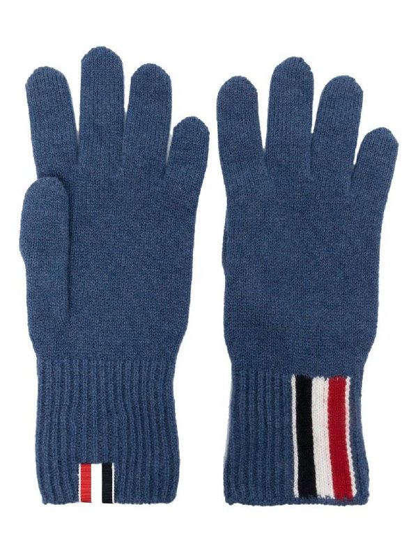 Rwb Intarsia Wool Gloves