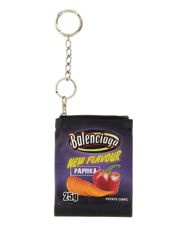 Balenciaga Purple Keychain