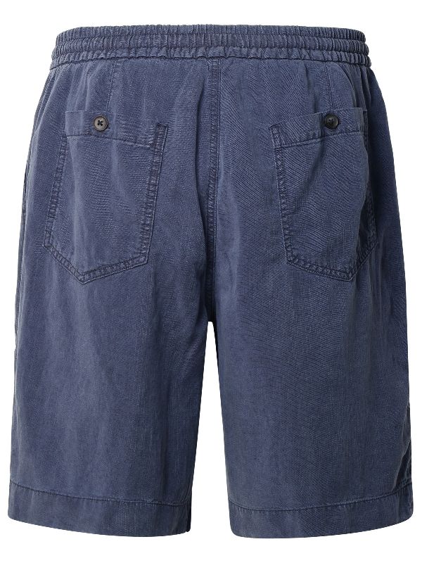 Linen Blend Bermuda Shorts