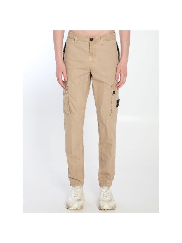 Wappen Patch Cotton Cargo Pants