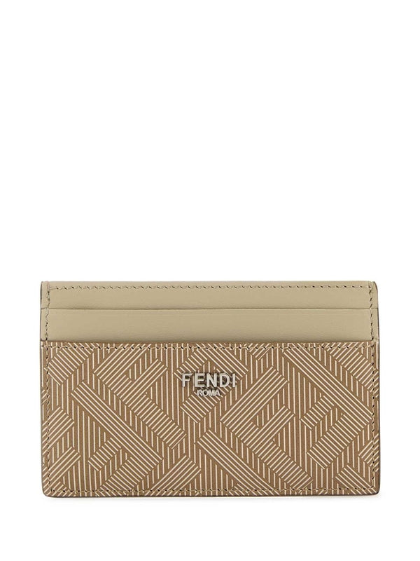 Fendi Beige Card Holders