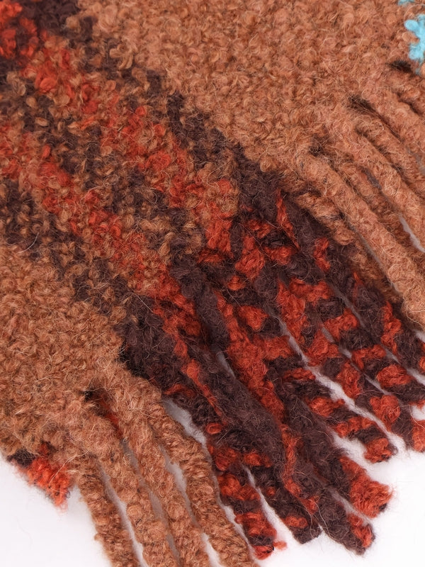 Burberry Brown Wool Mufflers