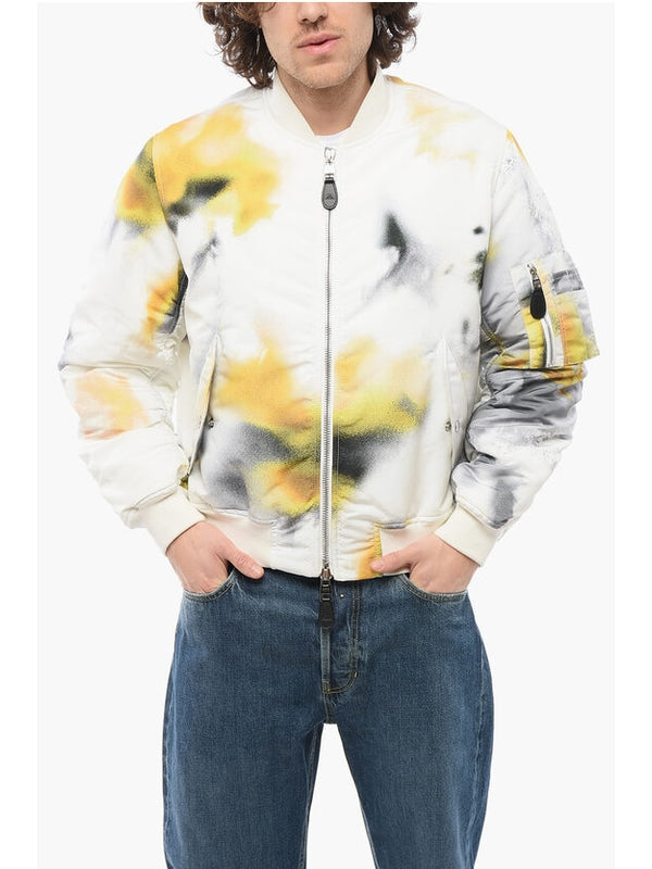 Alexander Mcqueen White Bomber