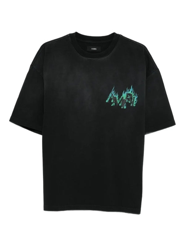 Amiri Black Half Sleeve