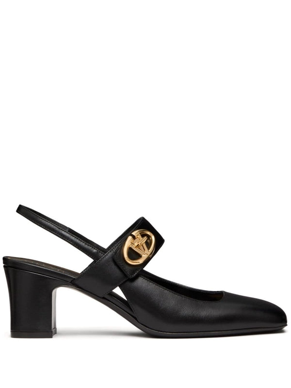 Valentino Garavani With Heel Black Slingback Heels