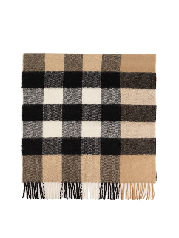 Check Fringe
  Cashmere Scarf