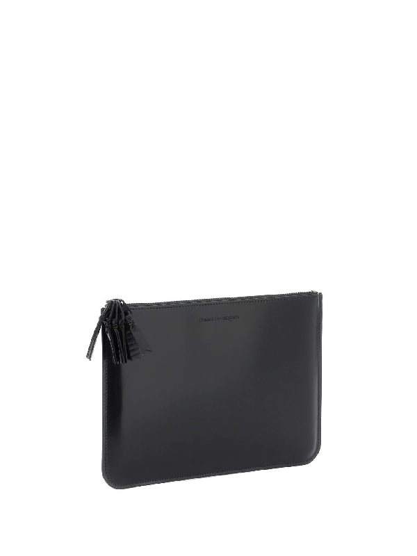 Brushed Leather Pouch Bag - Jente