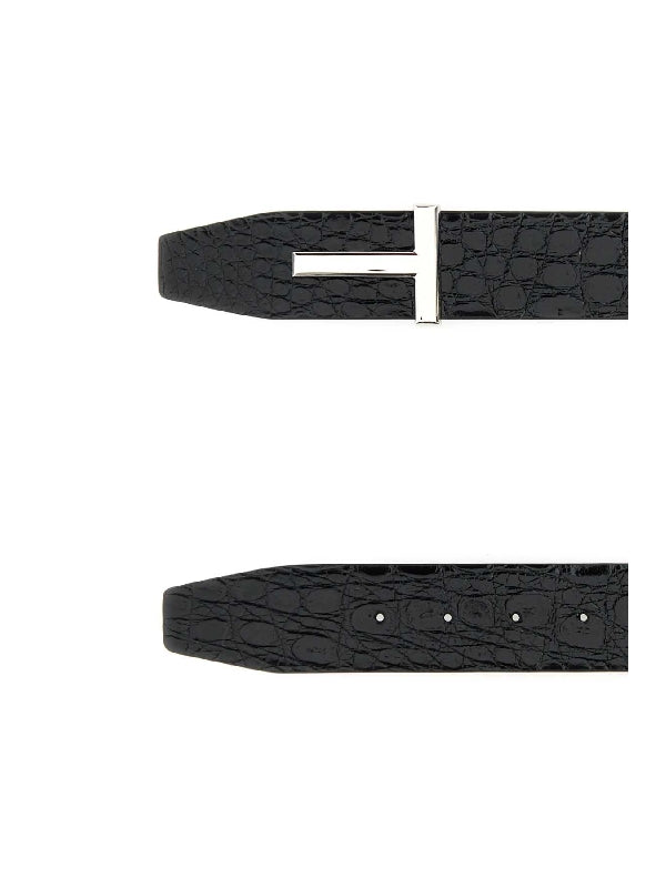 BELT TB178ECY001S 1N001 Black Leather Belts