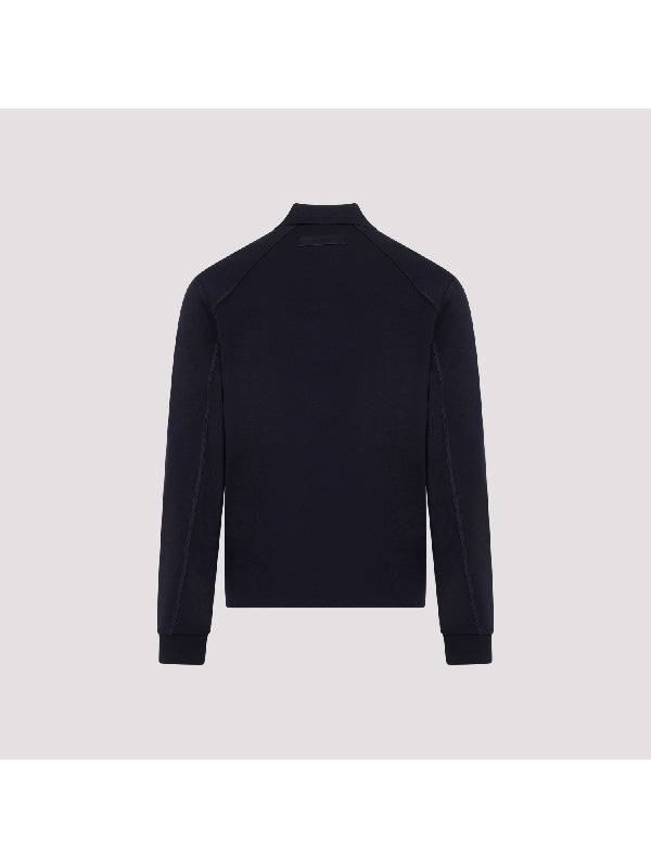 Wool Blend Polo Knit