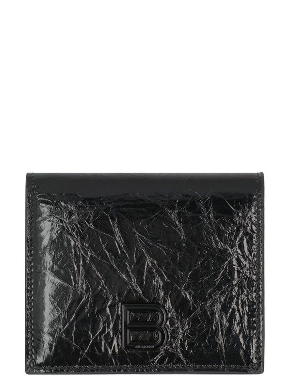 B Icon Leather Wallet