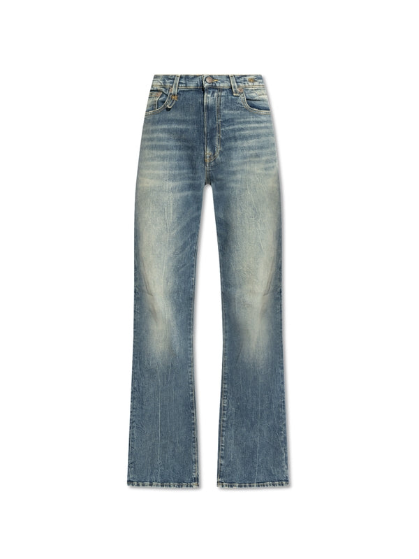 Vintage Washing Denim Pants