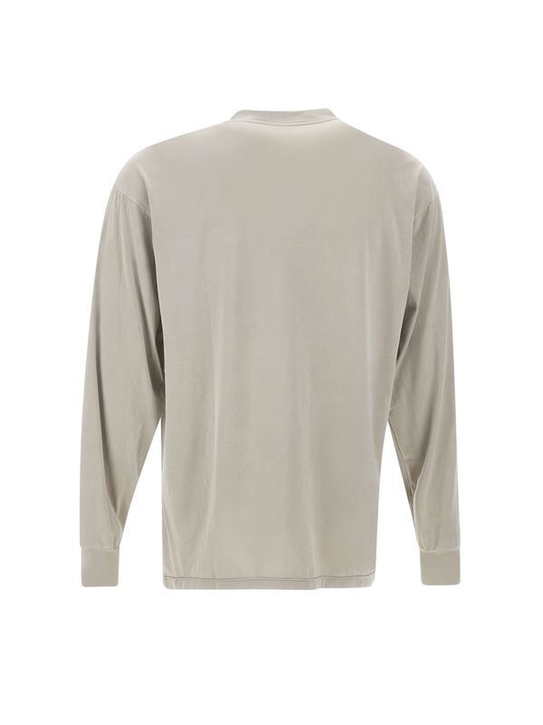 Logo Detail Long Sleeve Top