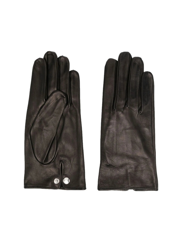 Ernest W. Baker Black Leather Gloves