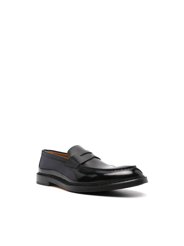 レザーペニーローファー