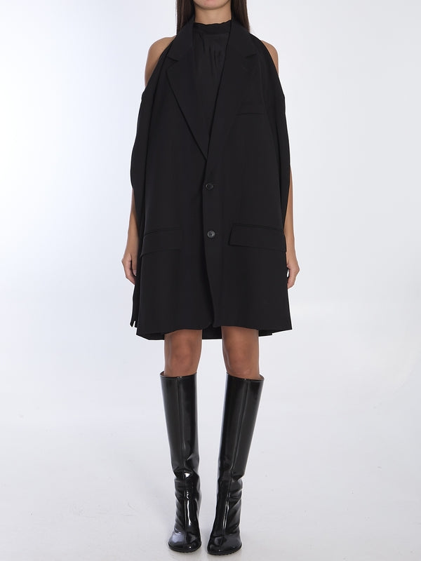 BALENCIAGA - Suspended Tailored Dress - Jente