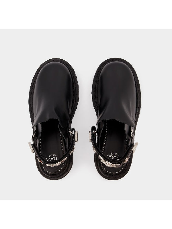 Virilis Virilis Metal Decorated Slingback
  Loafer