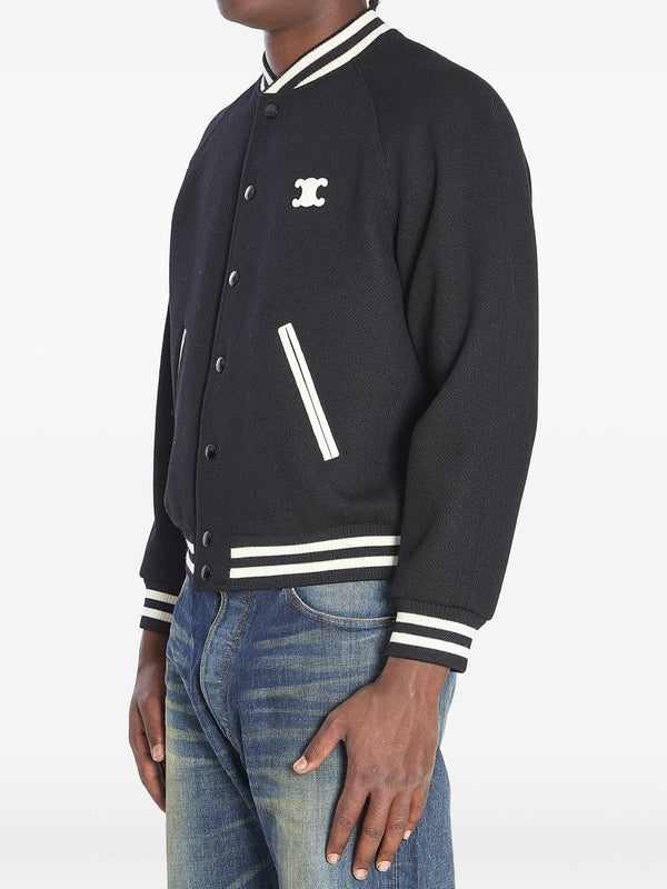 Celine Black Bomber Jacket