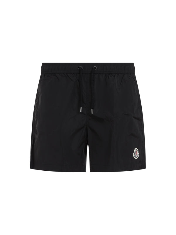 Logo Patch Swim Shorts