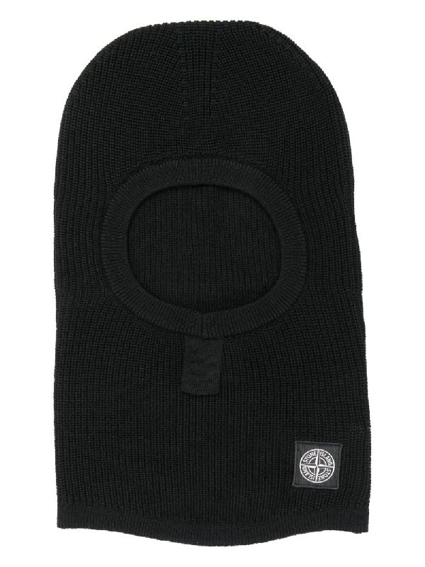 Logo Patch Wool Balaclava