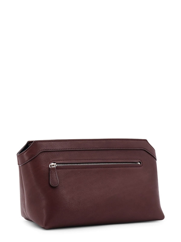 Terrasse Leather Clutch Bag