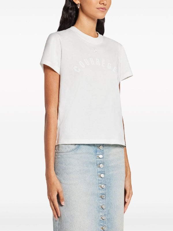 Logo Printing Detail Short Sleeve T-Shirt