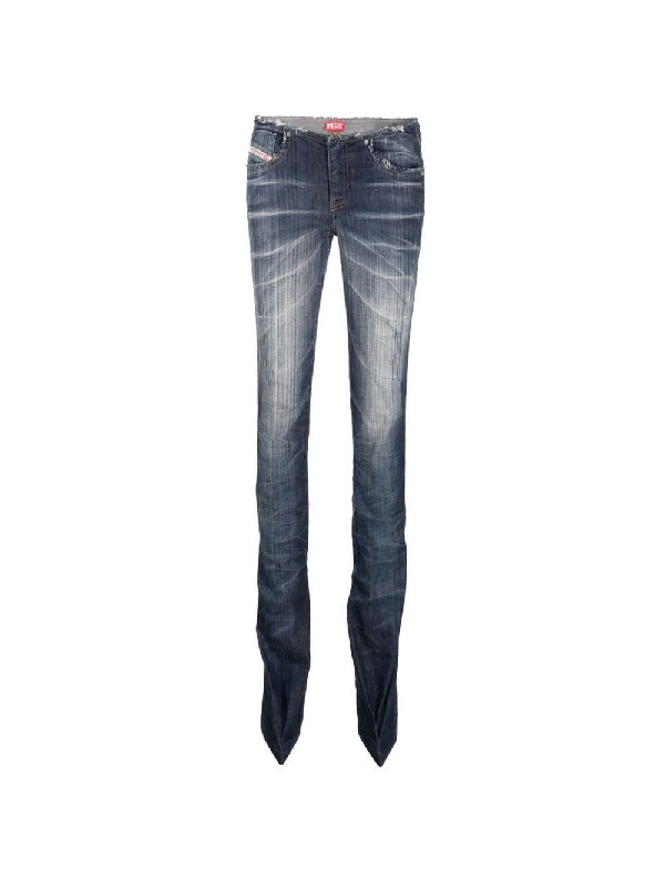 Skinny Flare Denim Pants