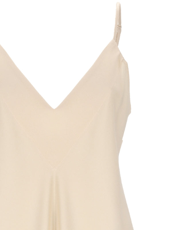 V-Neck Satin Tank Top