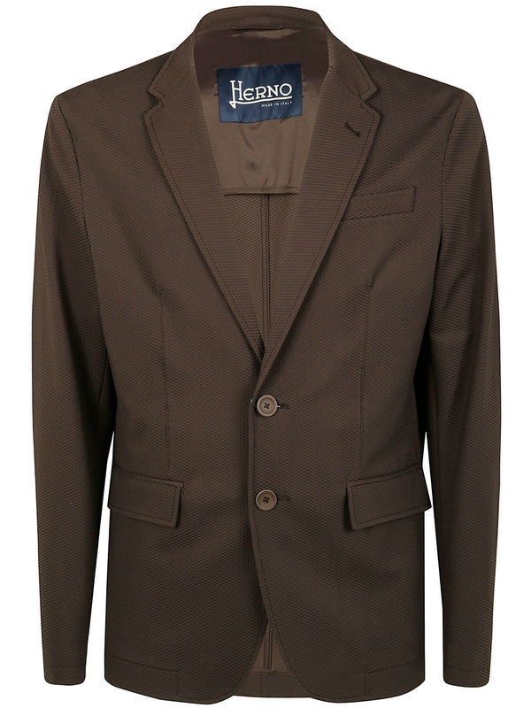 Single-Breasted Tailored Jacket