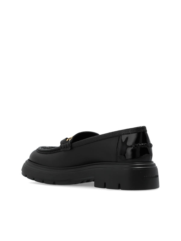 Brooke Gancini Detail Leather Loafer