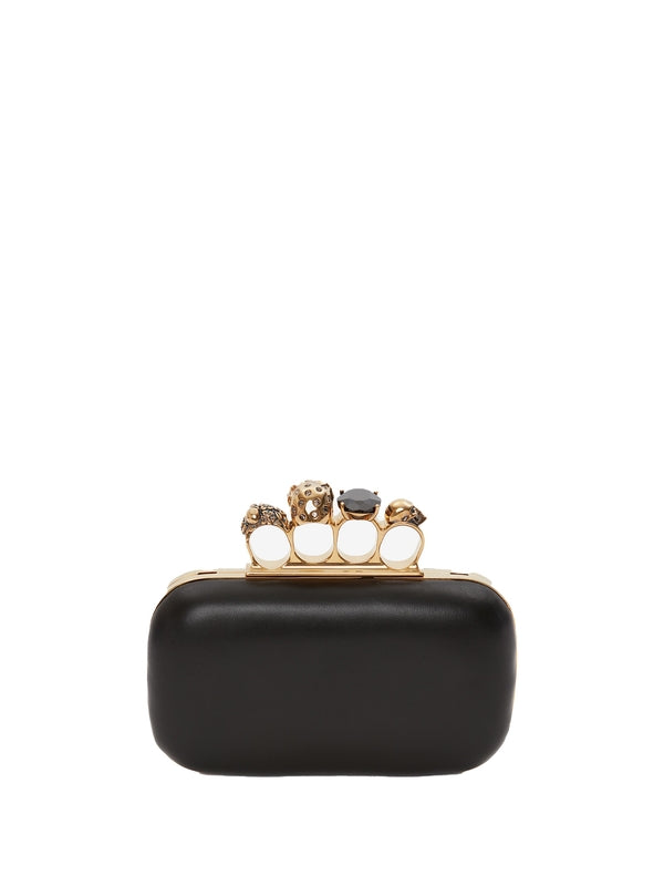 Alexander Mcqueen Black Clutch Bags