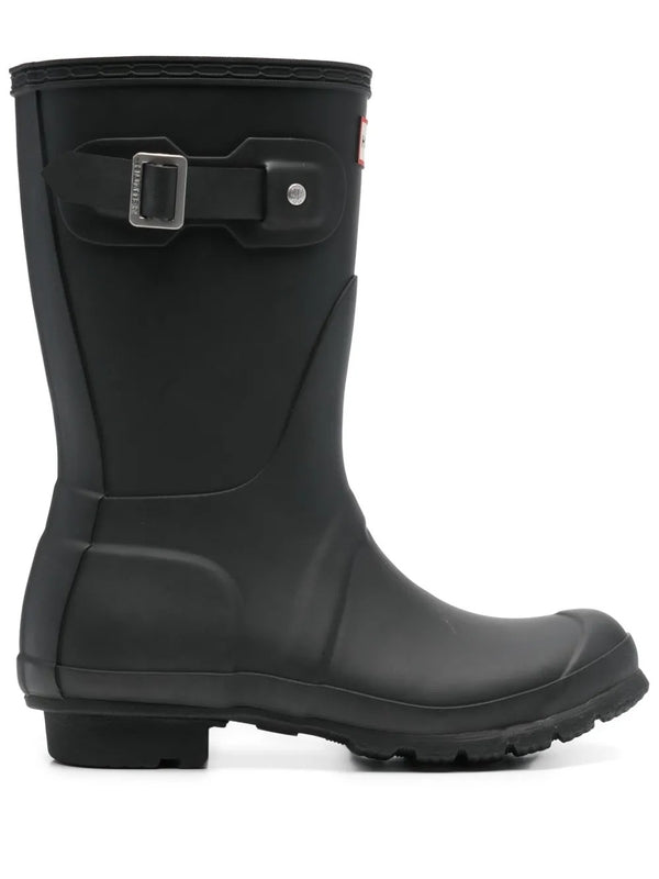 Hunter Black Ankle Boots