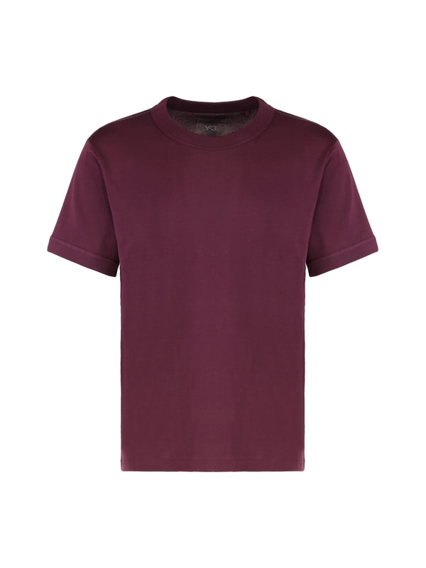 Y-3 Burgundy Half Sleeve