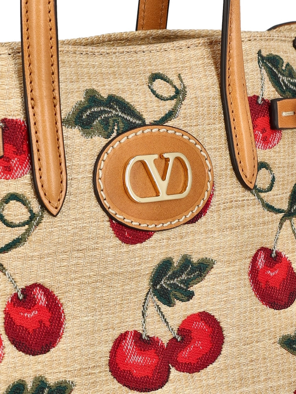 Antibes Embroidered Cotton Tote Bag