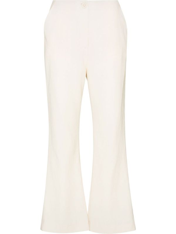 Beata Flare Cropped Pants