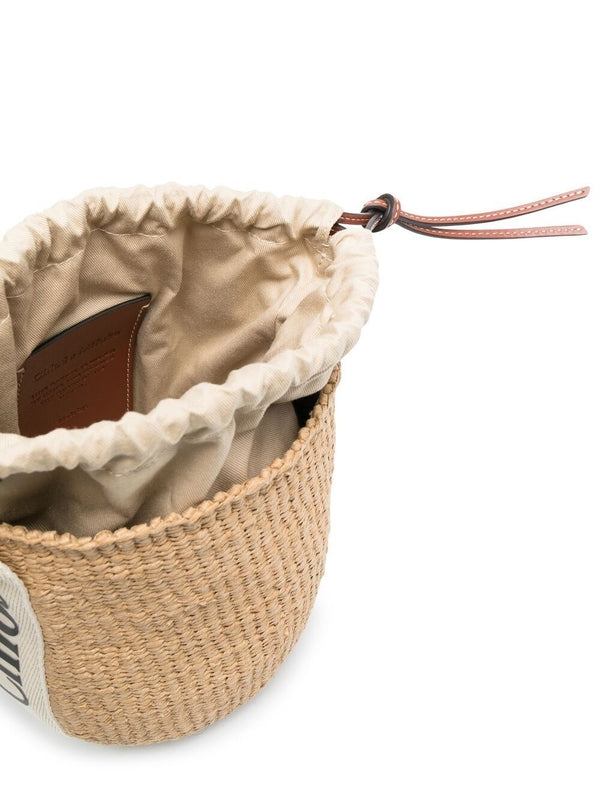 Woody Basket Small Bucket Bag